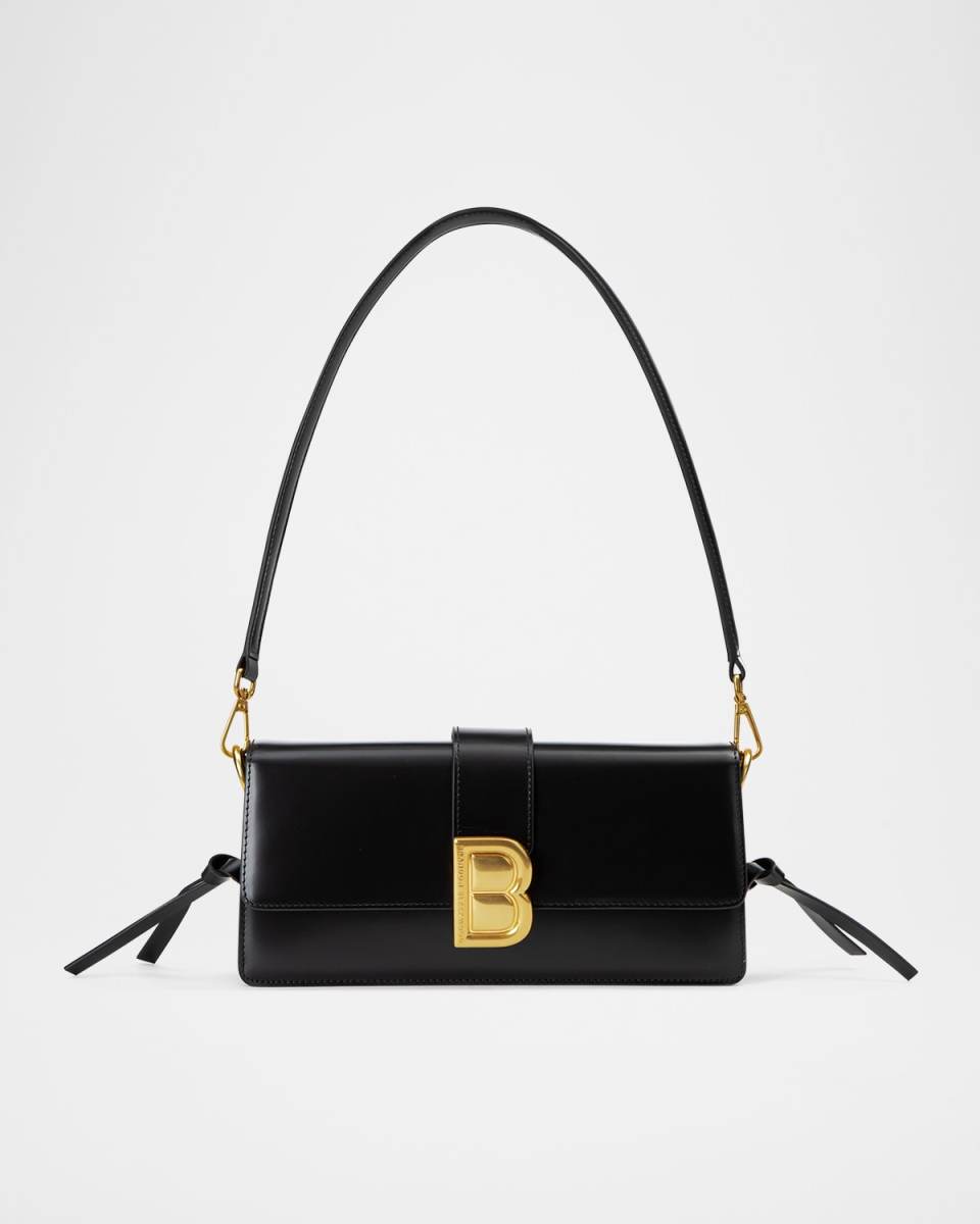 Nia Smooth Leather Shoulder Bag